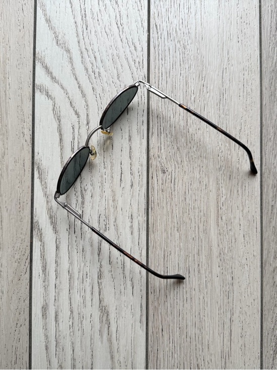 1990s PERSOL SUNNY vintage oval sunglasses silver metal MADE IN ITALY main image 6